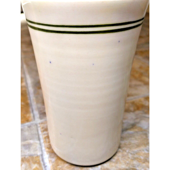 Ceramic Italian Style Hand Painted Grape Design 5 Inch Utensil Holder Signed - Picture 5 of 7